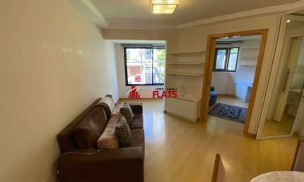 Flat com 2 quartos para alugar na Avenida Miruna, 320, Moema, São Paulo