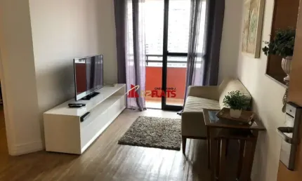Flat com 2 quartos para alugar na Rua Sansão Alves dos Santos, 373, Brooklin, São Paulo