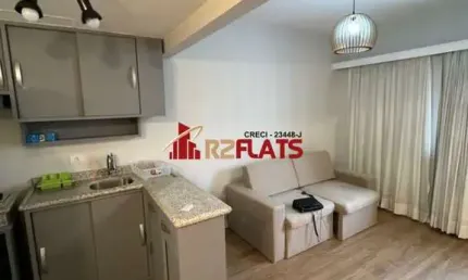 Flat com 1 quarto para alugar na Rua Guarará, 511, Jardins, São Paulo