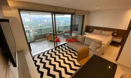 Flat com 1 quarto para alugar na Avenida Eusébio Matoso, 218, Itaim Bibi, São Paulo