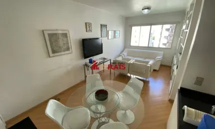Flat com 1 quarto para alugar na Avenida Rouxinol, 763, Moema, São Paulo