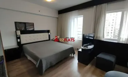 Flat com 1 quarto para alugar na Rua Maestro Cardim, 407, Jardins, São Paulo