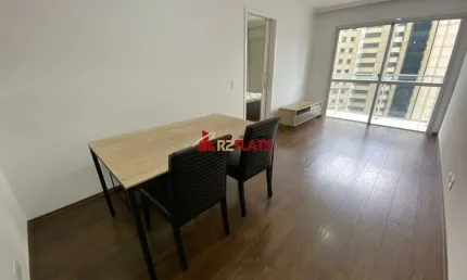 Flat com 1 quarto para alugar na Rua Juquis, 391, Moema, São Paulo
