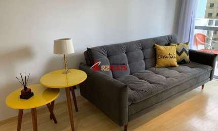 Flat com 1 quarto para alugar na Rua Juquis, 391, Moema, São Paulo