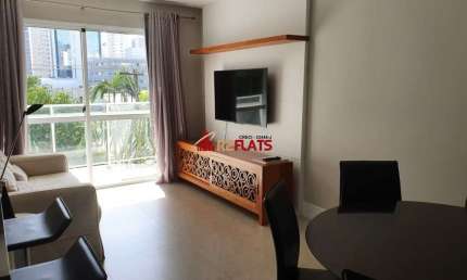 Flat com 2 quartos para alugar na Rua Juquis, 391, Moema, São Paulo