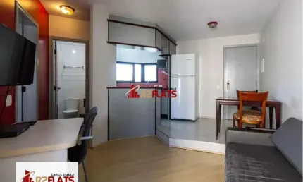 Flat com 1 quarto para alugar na Rua Doutor Melo Alves, 55, Jardins, São Paulo