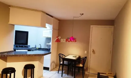 Flat com 1 quarto para alugar na Rua Doutor Melo Alves, 55, Jardins, São Paulo