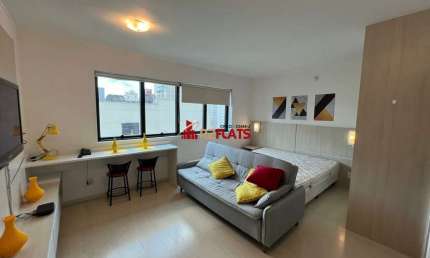 Flat com 1 quarto para alugar na Avenida Ibirapuera, 2534, Moema, São Paulo