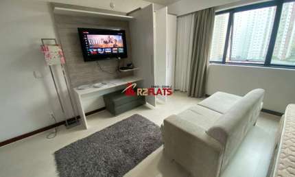 Flat com 1 quarto para alugar na Avenida Ibirapuera, 2534, Moema, São Paulo