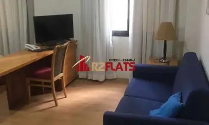 Flat com 1 quarto para alugar na Avenida Jamaris, 151, Moema, São Paulo