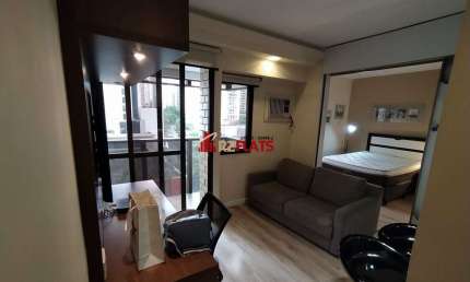 Apartamento com 1 quarto à venda na Avenida Ibijaú, 364, Moema, São Paulo