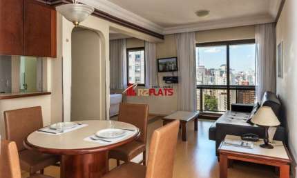 Flat com 1 quarto à venda na Alameda Ministro Rocha Azevedo, 523, Jardins, São Paulo