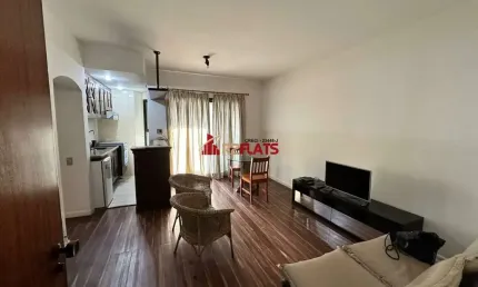 Flat com 1 quarto para alugar na Rua Araguari, 711, Moema, São Paulo