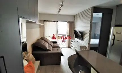 Flat com 1 quarto para alugar na Alameda Jauaperi, 1083, Moema, São Paulo