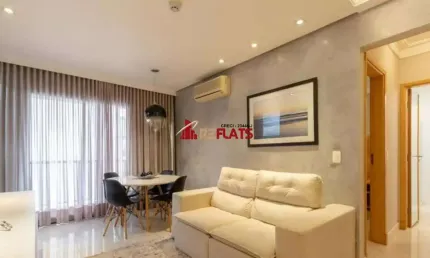 Flat com 1 quarto para alugar na Rua Pintassilgo, 477, Moema, São Paulo