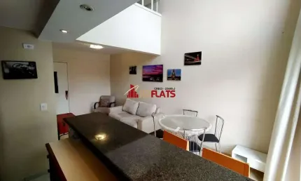 Flat com 1 quarto para alugar na Avenida Moema, 177, Moema, São Paulo
