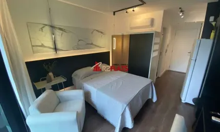 Flat com 1 quarto para alugar na Alameda dos Jurupis, 813, Indianópolis, São Paulo