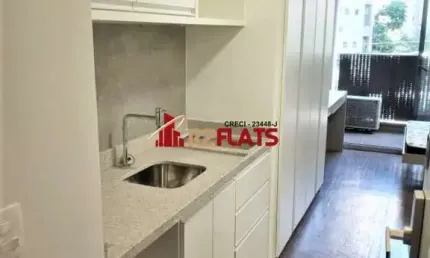 Flat com 1 quarto para alugar na Alameda dos Jurupis, 813, Indianópolis, São Paulo