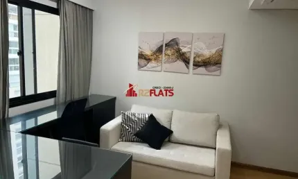 Flat com 1 quarto para alugar na Avenida Rouxinol, 55, Moema, São Paulo