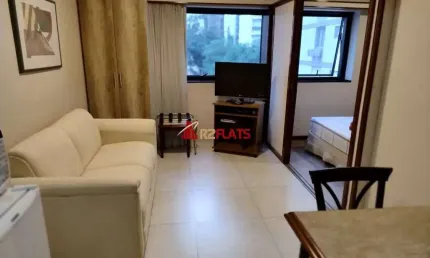 Flat com 1 quarto para alugar na Rua Guarará, 511, Jardins, São Paulo