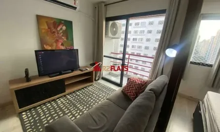 Flat com 1 quarto para alugar na Alameda Jauaperi, 1083, Moema, São Paulo