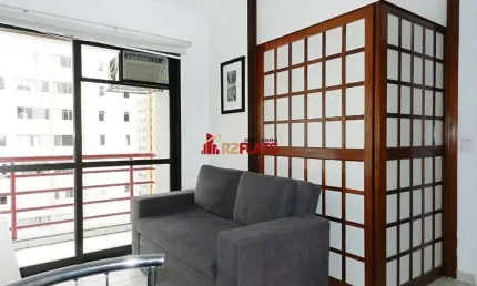 Flat com 1 quarto para alugar na Alameda Jauaperi, 1083, Moema, São Paulo