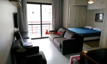Flat com 1 quarto para alugar na Alameda Jauaperi, 1083, Moema, São Paulo