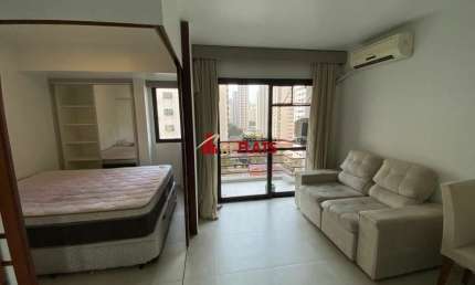 Flat com 1 quarto para alugar na Alameda Jauaperi, 1083, Moema, São Paulo