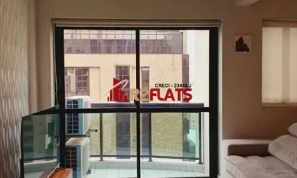 Flat com 2 quartos para alugar na Avenida Ibijaú, 355, Moema, São Paulo