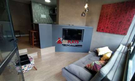 Flat com 1 quarto para alugar na Rua Joel Carlos Borges, 60, Brooklin, São Paulo