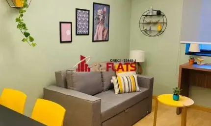 Flat com 1 quarto para alugar na Rua Guarará, 511, Jardins, São Paulo