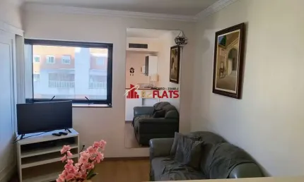Flat com 1 quarto para alugar na Rua Guarará, 511, Jardins, São Paulo