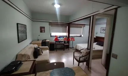 Flat com 1 quarto para alugar na Rua Guarará, 511, Jardins, São Paulo