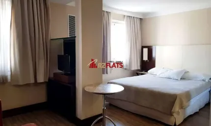 Flat com 1 quarto para alugar na Alameda Santos, 981, Jardins, São Paulo