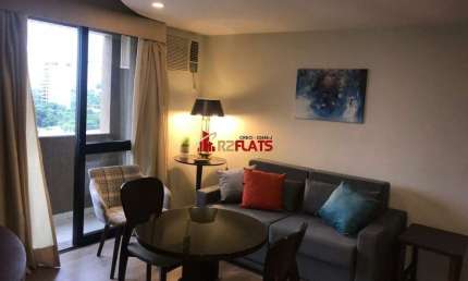 Flat com 1 quarto para alugar na Rua Indiana, 1165, Brooklin, São Paulo
