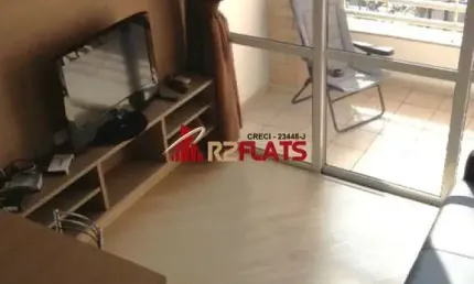 Flat com 1 quarto para alugar na Rua Flórida, 1790, Brooklin, São Paulo