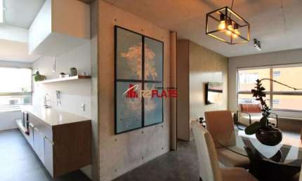 Flat com 2 quartos para alugar na Rua Joaquim Guarani, 485, Brooklin, São Paulo
