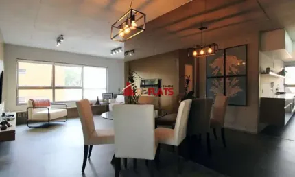 Flat com 2 quartos para alugar na Rua Joaquim Guarani, 485, Brooklin, São Paulo