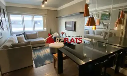 Flat com 1 quarto para alugar na Rua Batataes, 558, Jardim Paulista, São Paulo