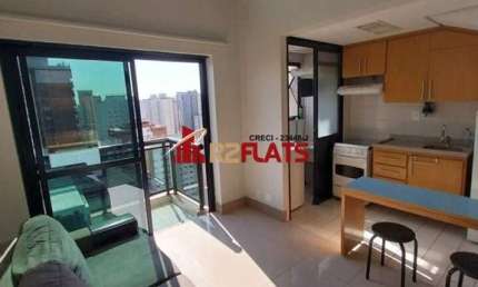 Flat com 1 quarto para alugar na Avenida Ibijaú, 355, Moema, São Paulo