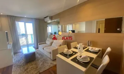 Flat com 1 quarto para alugar na Rua Diogo Jácome, 554, Vila Nova Conceição, São Paulo