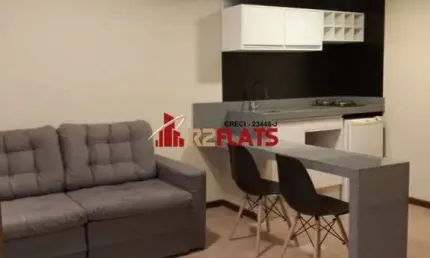 Flat com 1 quarto para alugar na Rua Guarará, 511, Jardins, São Paulo