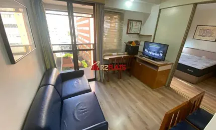 Apartamento com 1 quarto para alugar na Avenida Ibijaú, 364, Moema, São Paulo