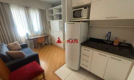 Flat com 1 quarto à venda na Avenida Rouxinol, 55, Moema, São Paulo