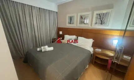 Flat com 1 quarto para alugar na Avenida Rouxinol, 87, Moema, São Paulo