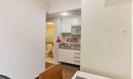 Flat com 1 quarto para alugar na Avenida Rouxinol, 87, Moema, São Paulo
