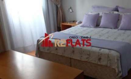 Flat com 1 quarto para alugar na Avenida Rouxinol, 87, Moema, São Paulo