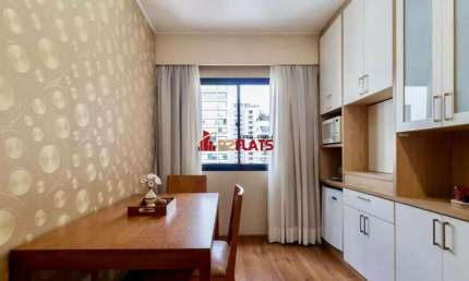 Flat com 1 quarto à venda na Avenida Rouxinol, 87, Moema, São Paulo