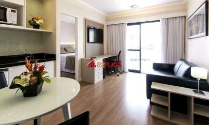 Flat com 1 quarto à venda na Alameda dos Anapurus, 1661, Moema, São Paulo