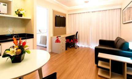 Flat com 1 quarto à venda na Alameda dos Anapurus, 1661, Moema, São Paulo